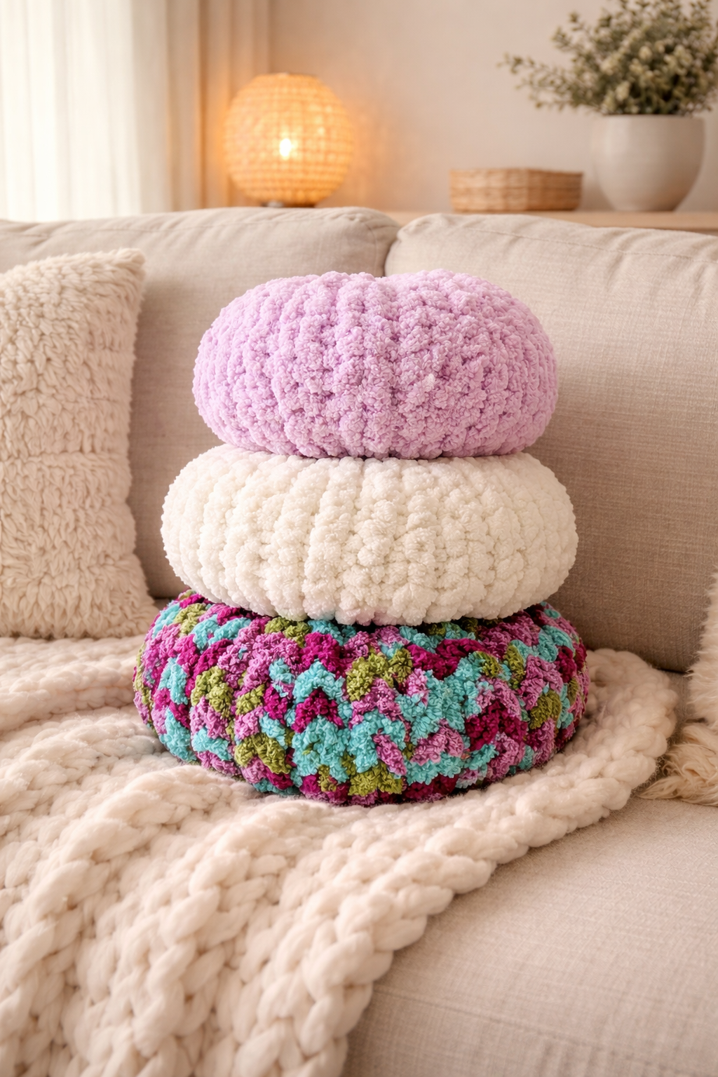 Tutoriel - cours débutant – Réaliser votre coussin rond fait main