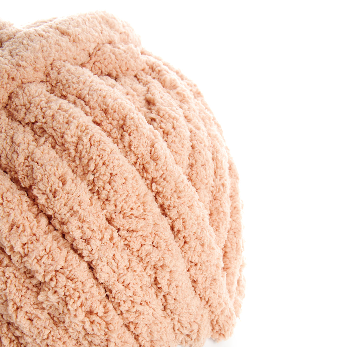 Fil XXL Caramel Claire texture douce épaisse sans aiguilles
