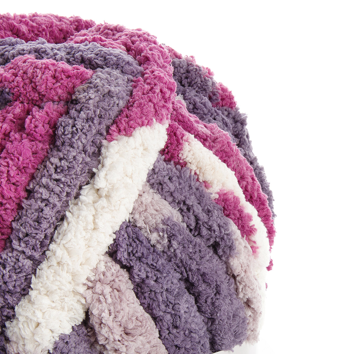 Couverture en fil XXL Écorce Vin tricot main décoration intérieure
