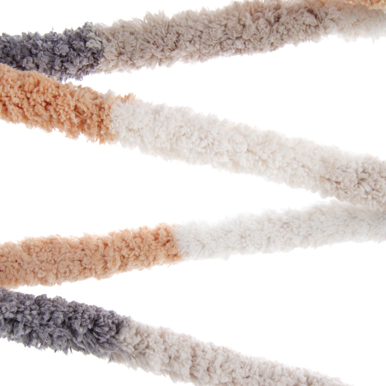 Couverture en fil XXL Écorce d’automne tricot à la main décoration intérieure
