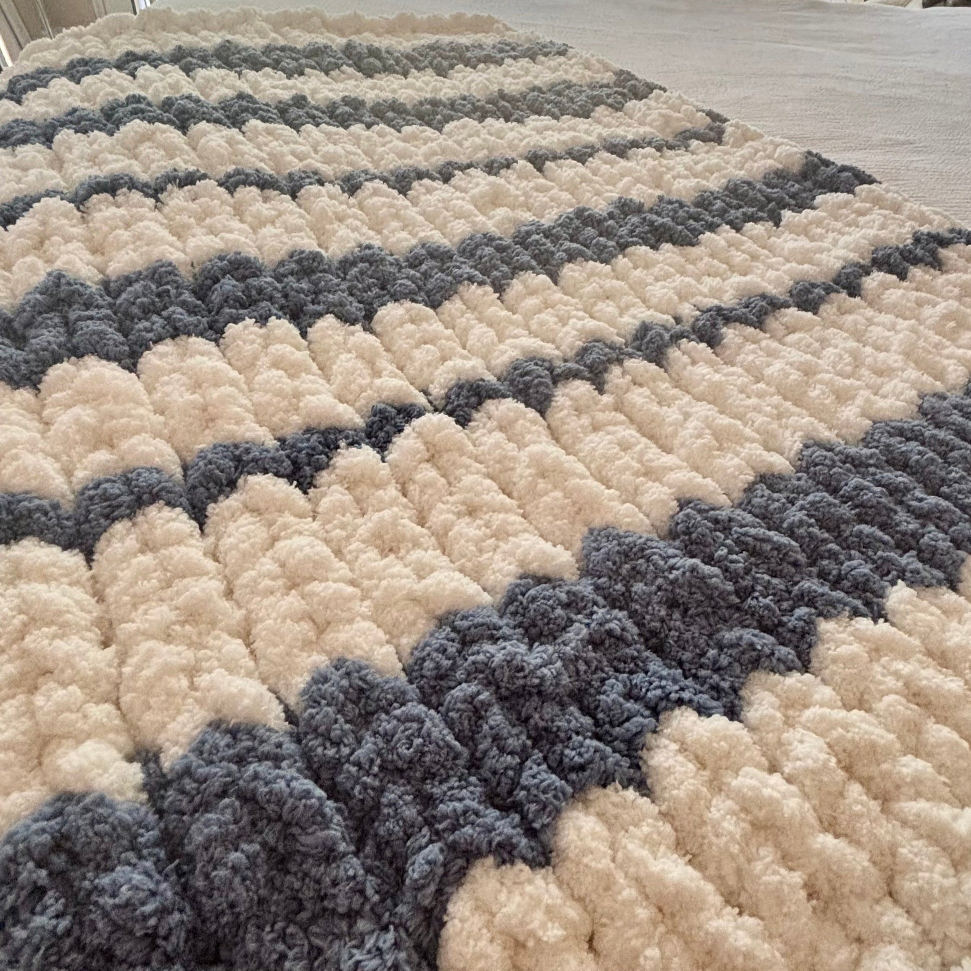 Tutoriel - Mini-cours débutant – Couverture épaisse en tricot à la main