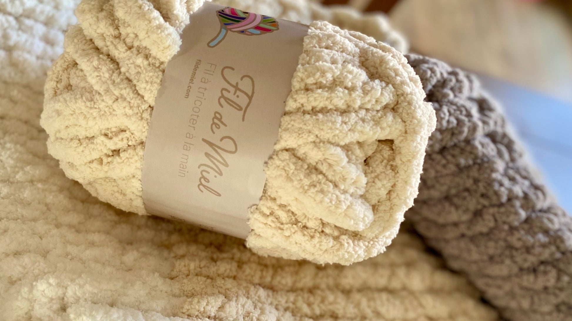 Mon Kit Couverture - Kit tricot couverture XXL avec laine ultra douce