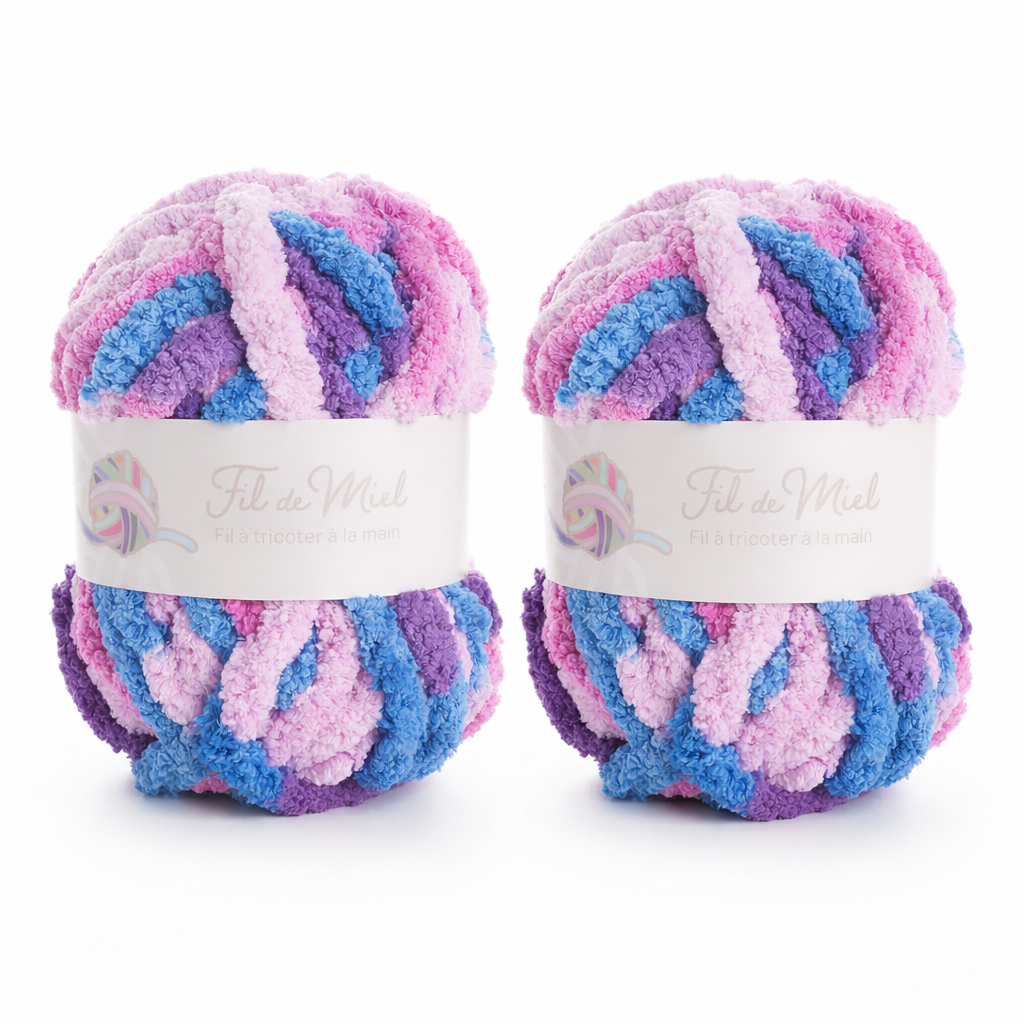 Kit Coussin 40x40 cm – Fil chenille XXL