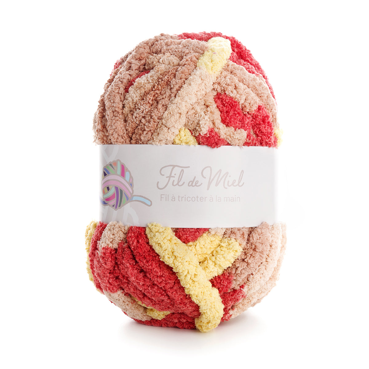 Fil XXL Couleur d’automne texture douce et épaisse sans aiguilles
