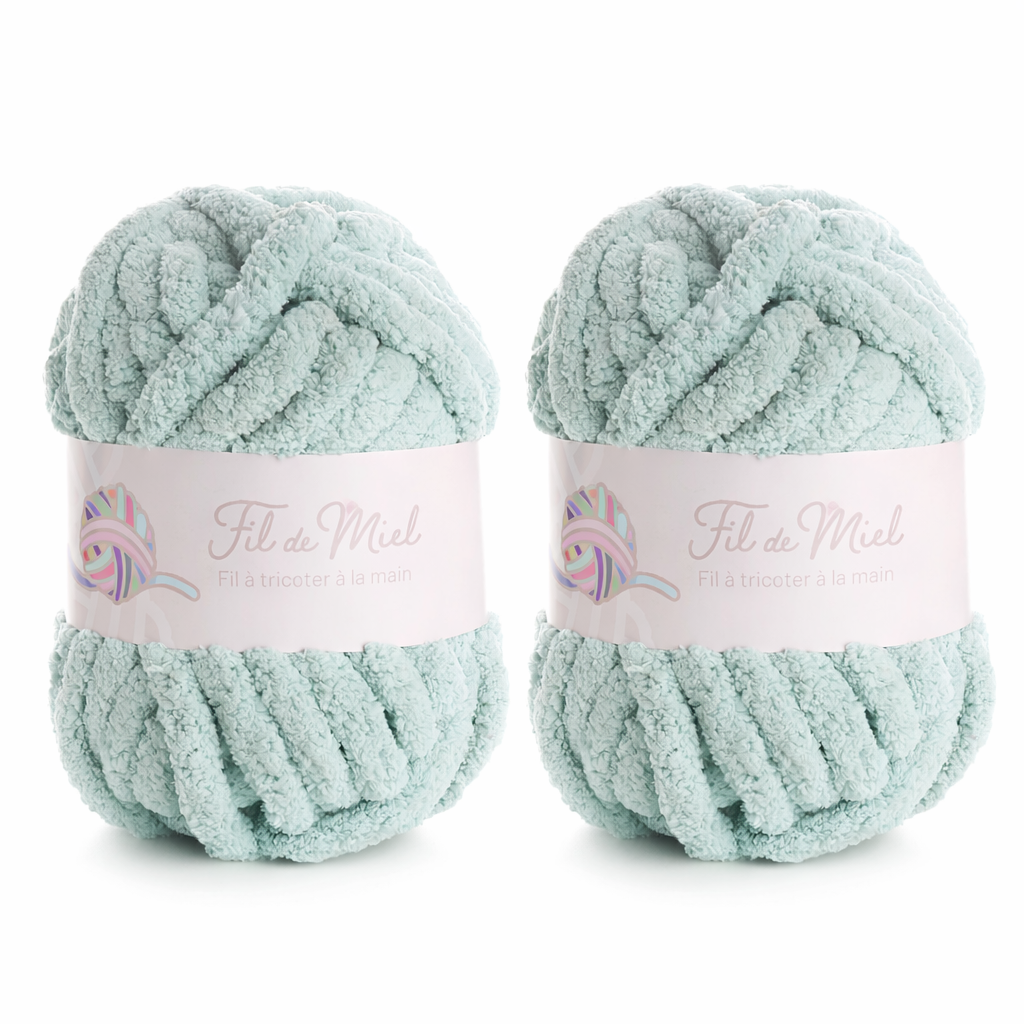 Kit Coussin 40x40 cm – Fil chenille XXL