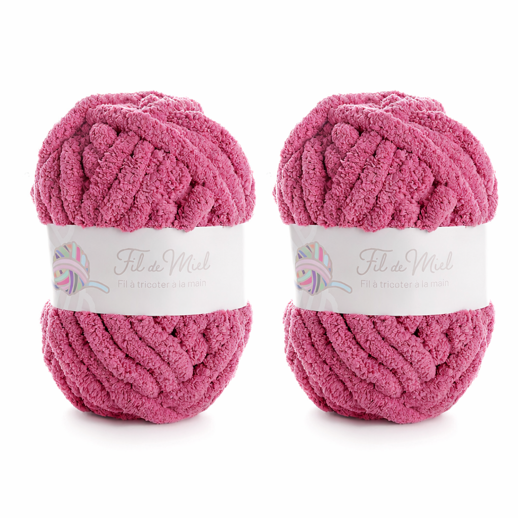 Kit Coussin 40x40 cm – Fil chenille XXL