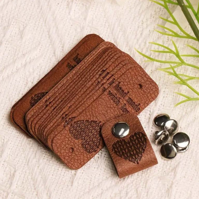 Etiquette de finition "fait main"