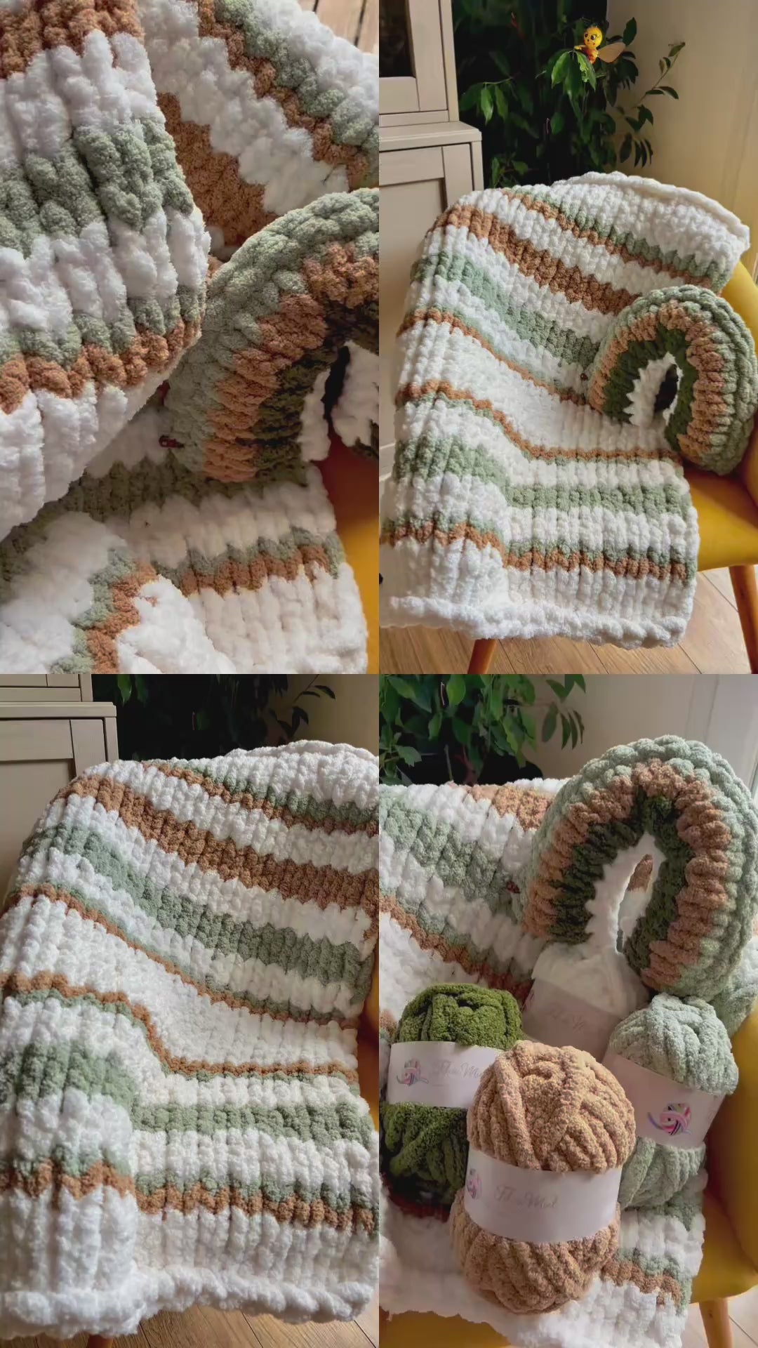 couverture bébé Fil de miel